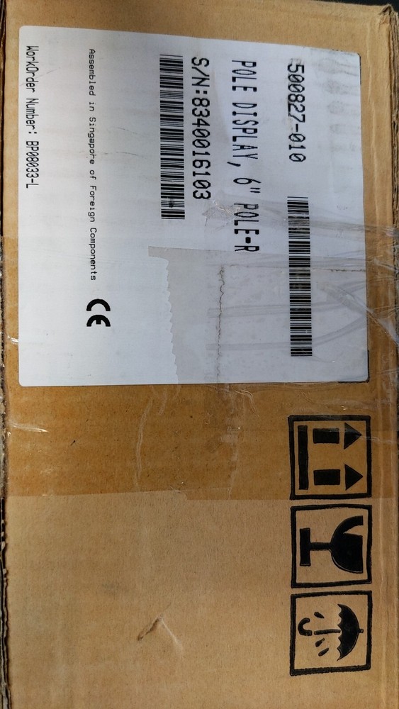 MICROS POLE DISPLAY KIT SYSTEM500827-010 6" POLE