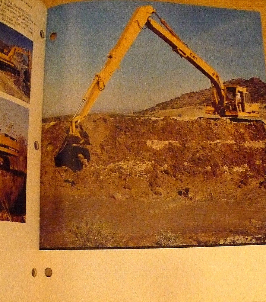 1985/86 CATERPILLAR MODEL E EXCAVATOR BROCHURE