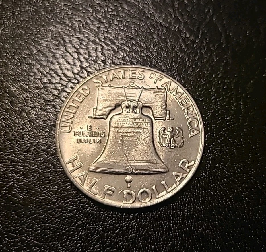 1954 D BU UNC FRANKLIN HALF DOLLAR