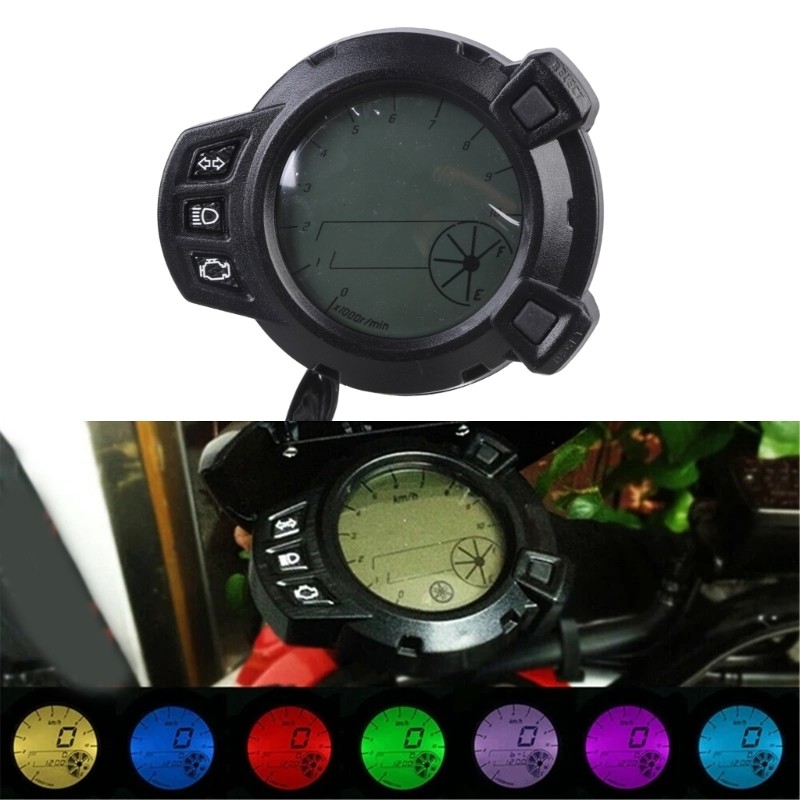 Waterproof Motorcycle LCD Odometer with Adjustable Brightness Display for BWS125