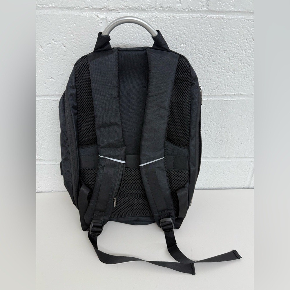 Hard shell Glossy Black Gaming Laptop Backpack