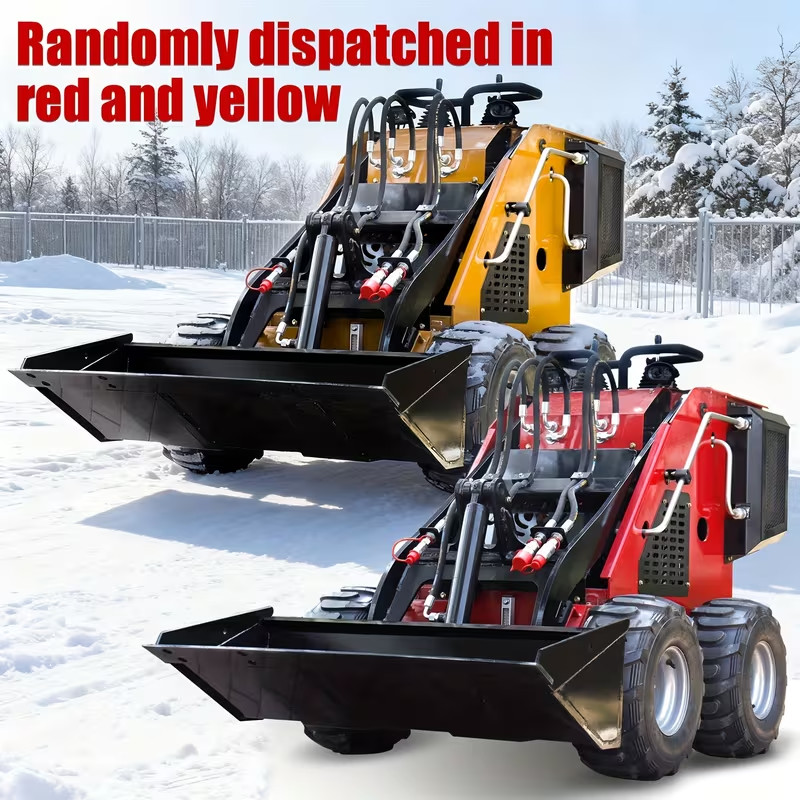 Mini Stand On Skid Steer Wheel Loader MS320L, 13.5 HP  Engine sale