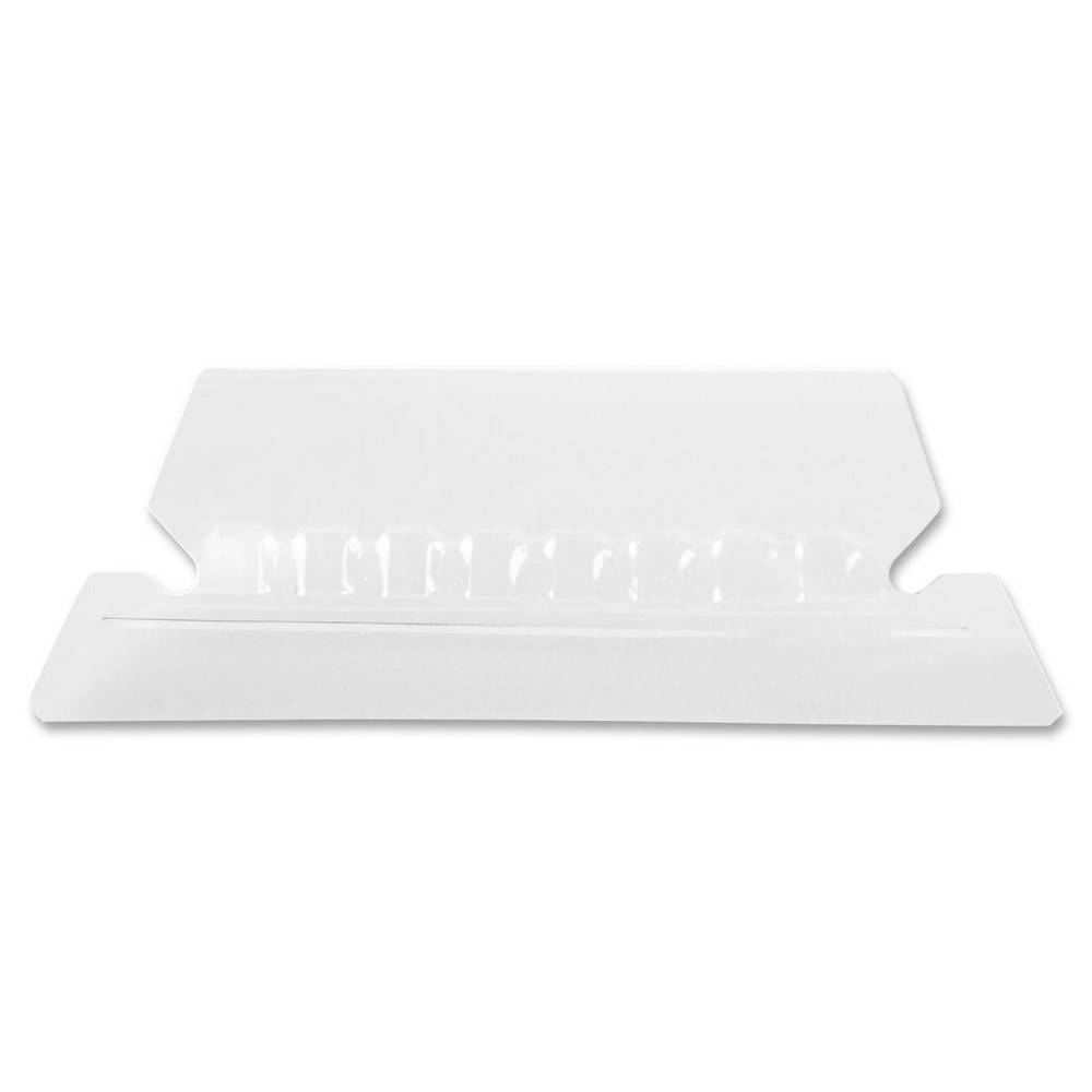 Esselte Pliable 1/5 Cut Plastic Tabs - Clear Tab (42CR)