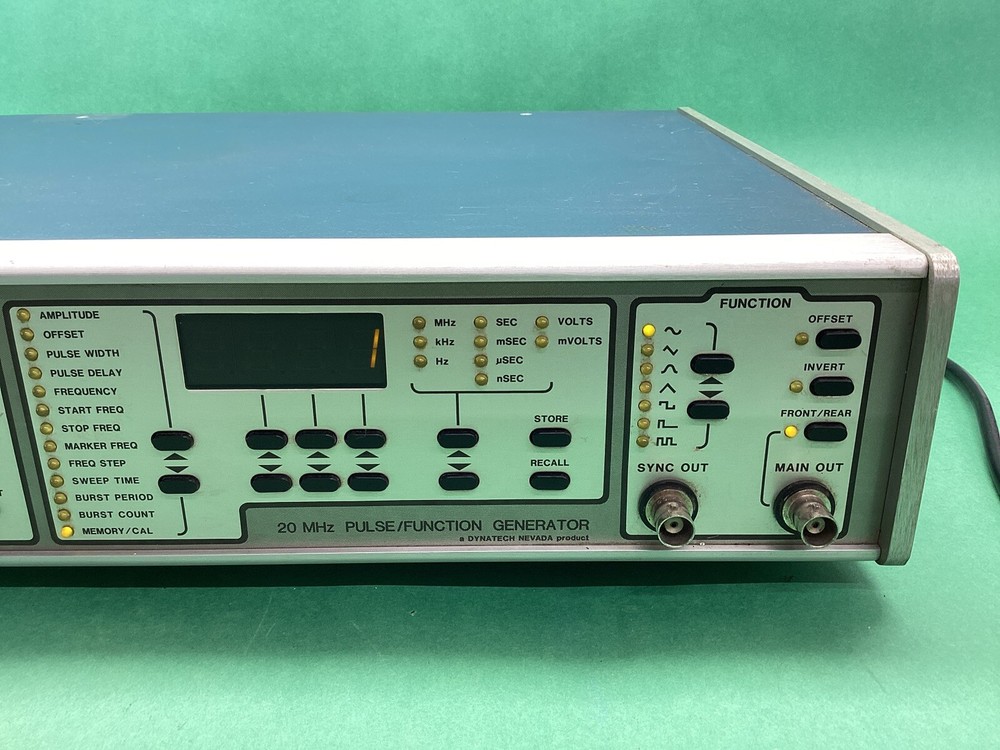 EXACT by DYNATECH 20MHz PULSE / FUNCTION GENERATOR POWERS ON - UNTESTED