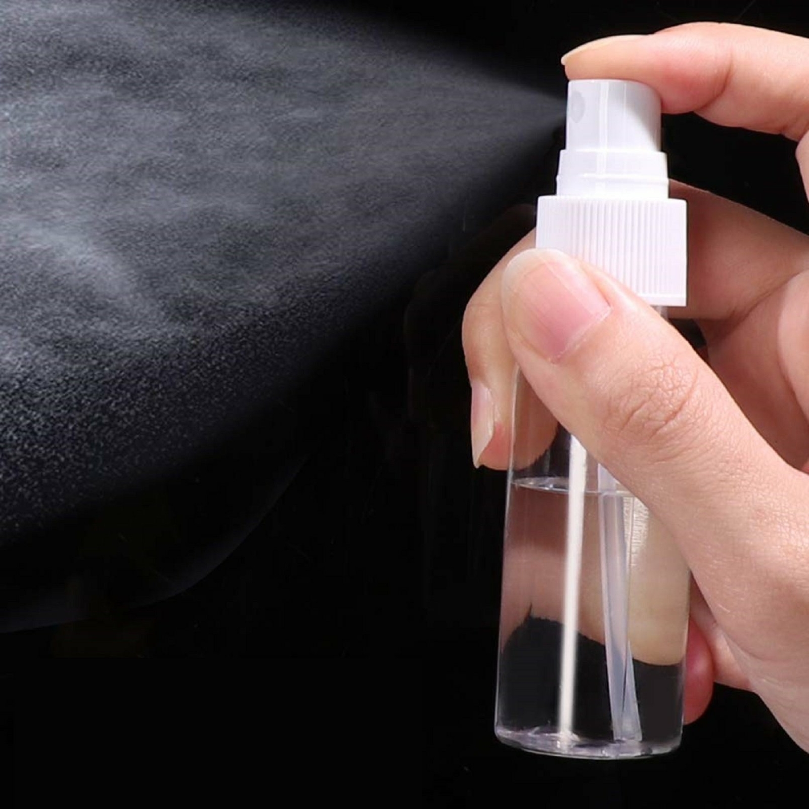 1-200PC 30ml/60ml Travel Spray Bottle Plastic Transparent Perfume Empty Atomizer