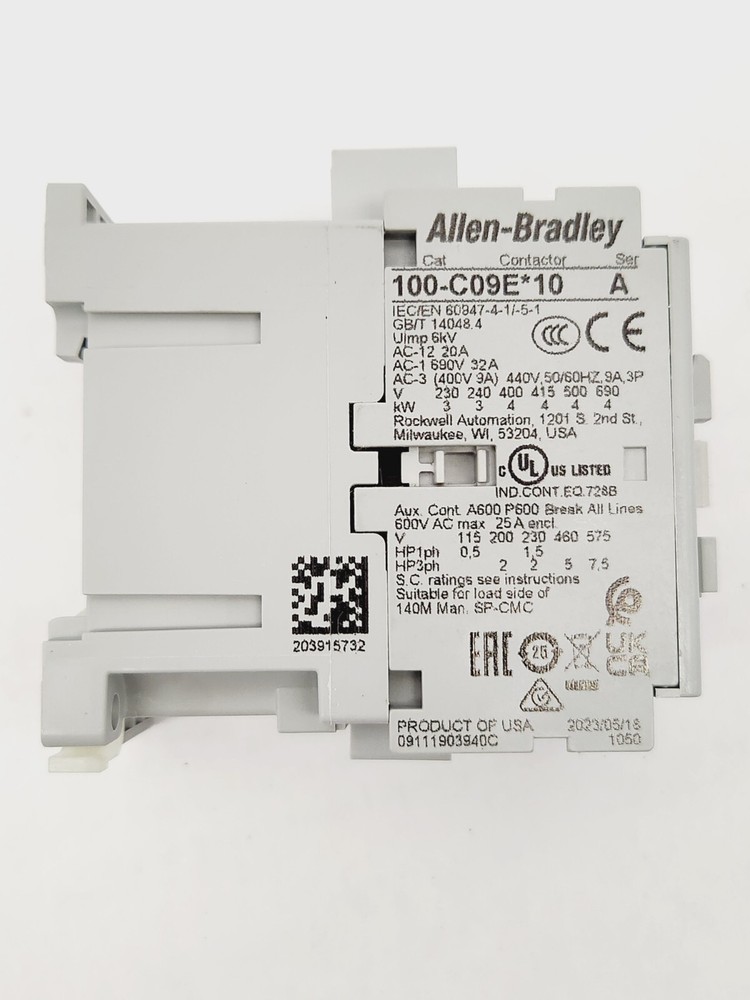 ALLEN BRADLEY. CONTACTOR 100-C09EJ10 24VDC