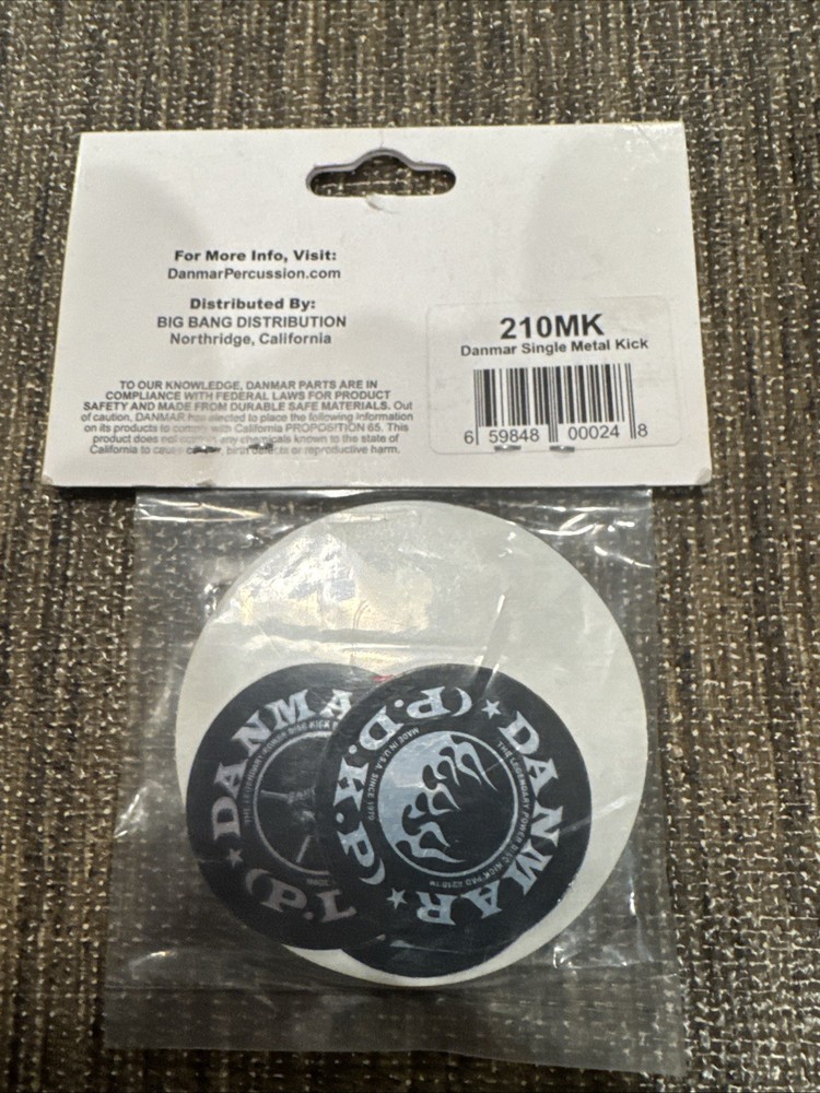 Danmar Metal Kick Bass Drum Patch (made from Cold-Rolled Alloy)