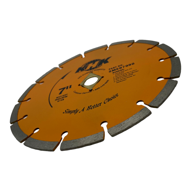 2 Pack 7" Segmented Diamond Saw Blade Cutting Concrete Brick Stone Multi-purpose