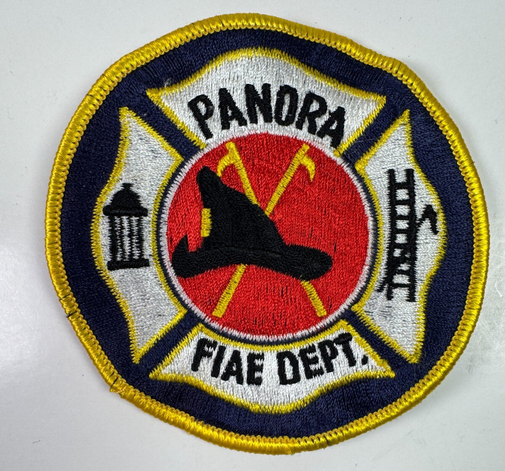 Panora Fire Iowa IA ERROR Patch AA2