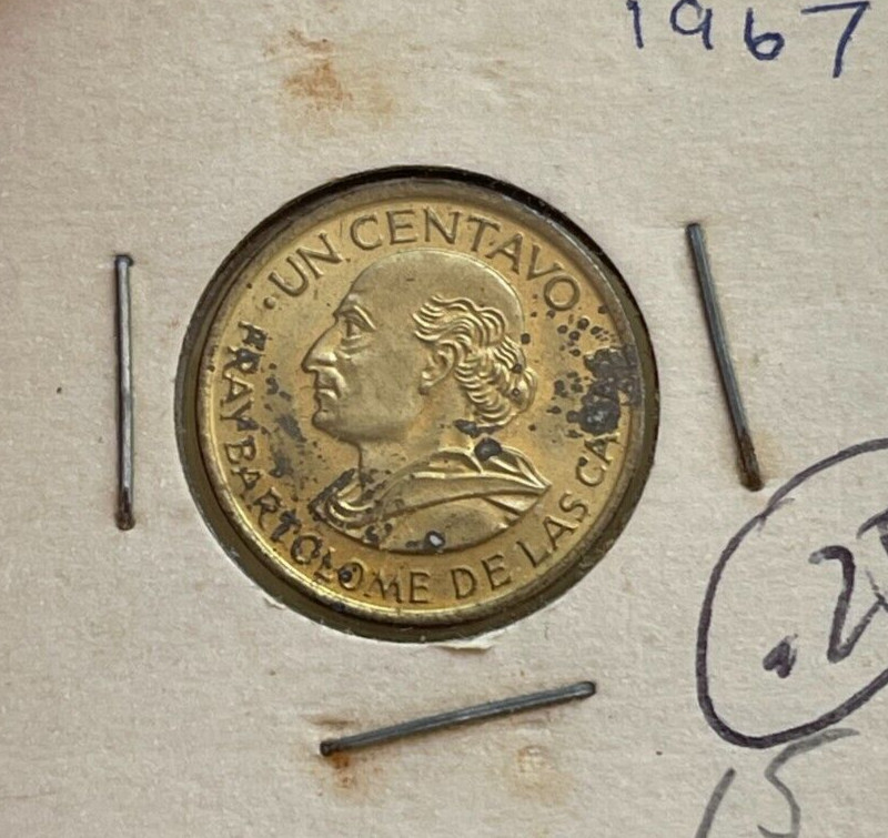 1967 Guatemala 1 One Centavo