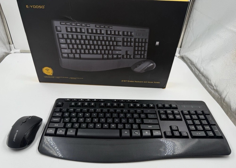 E-yooso Key Board And Mouse Combo Wireless E787