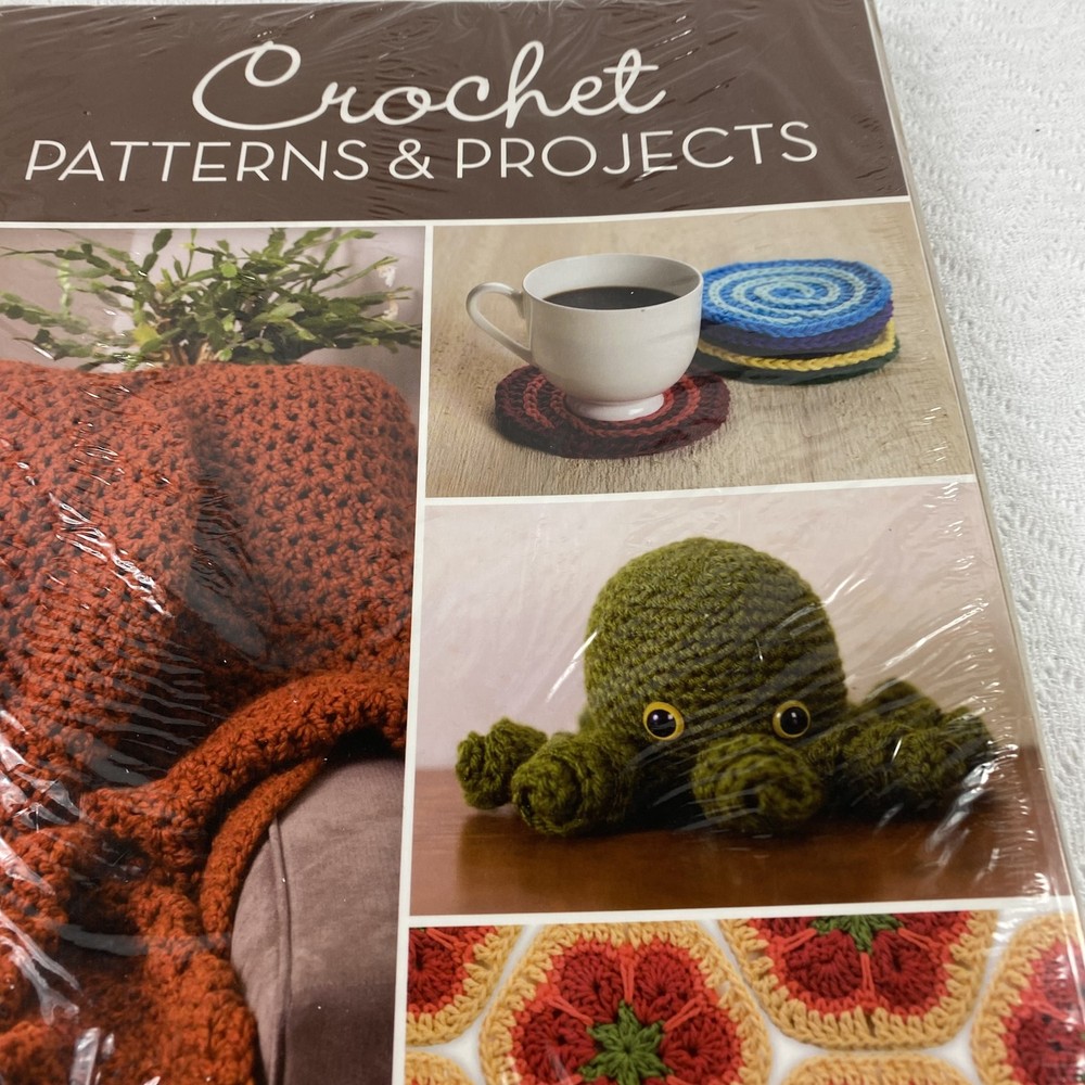Crochet Techniques Tips Patterns Projects Spiral Books Set Beginner Guide Lot Ne