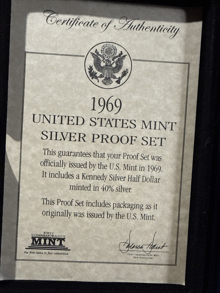 1969 United States Mint Proof Set 40% Silver Half