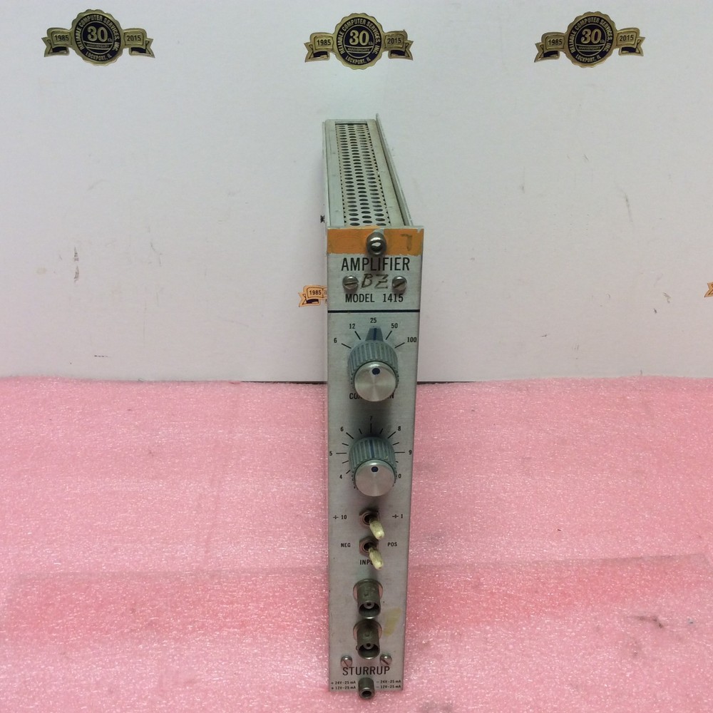 CANBERRA Industries Inc Amplifier model 1415 NIM Computer Module STURRUP NUCLEAR