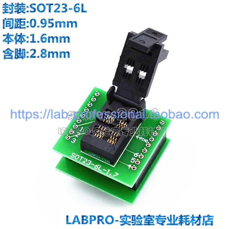 SOT23-6L SOT23 To DIP6 IC Programmer Adapter Chip Test Socket