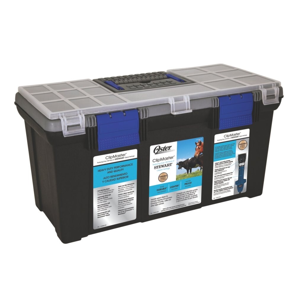 Oster Tool Box Carrying Case for Clipmaster, Showmaster & Shearmaster BOX ONLY