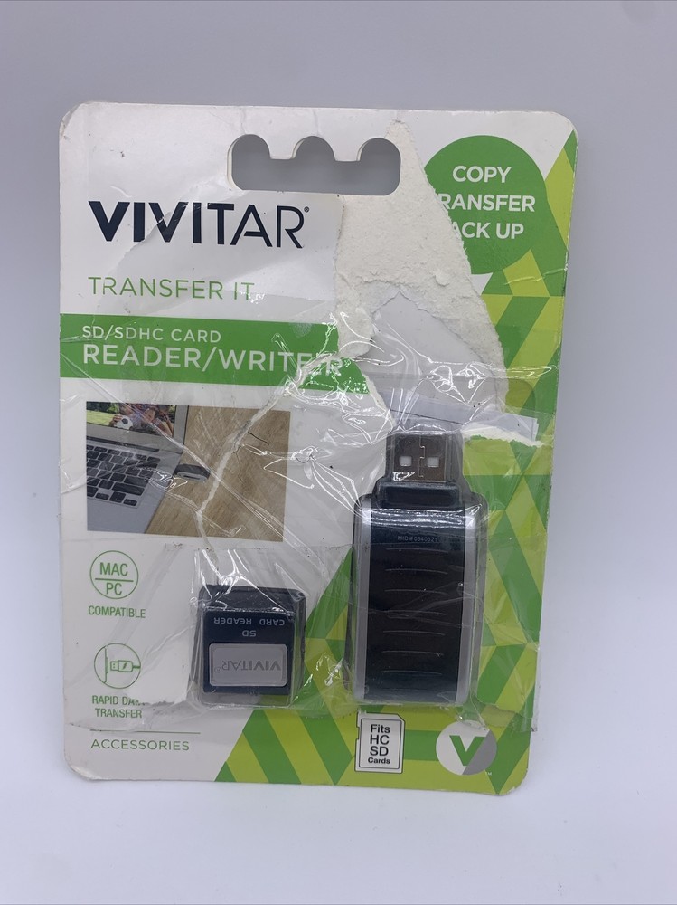 Vivitar Transfer It - SD/SDHC Card Reader/Writer MAC/PC