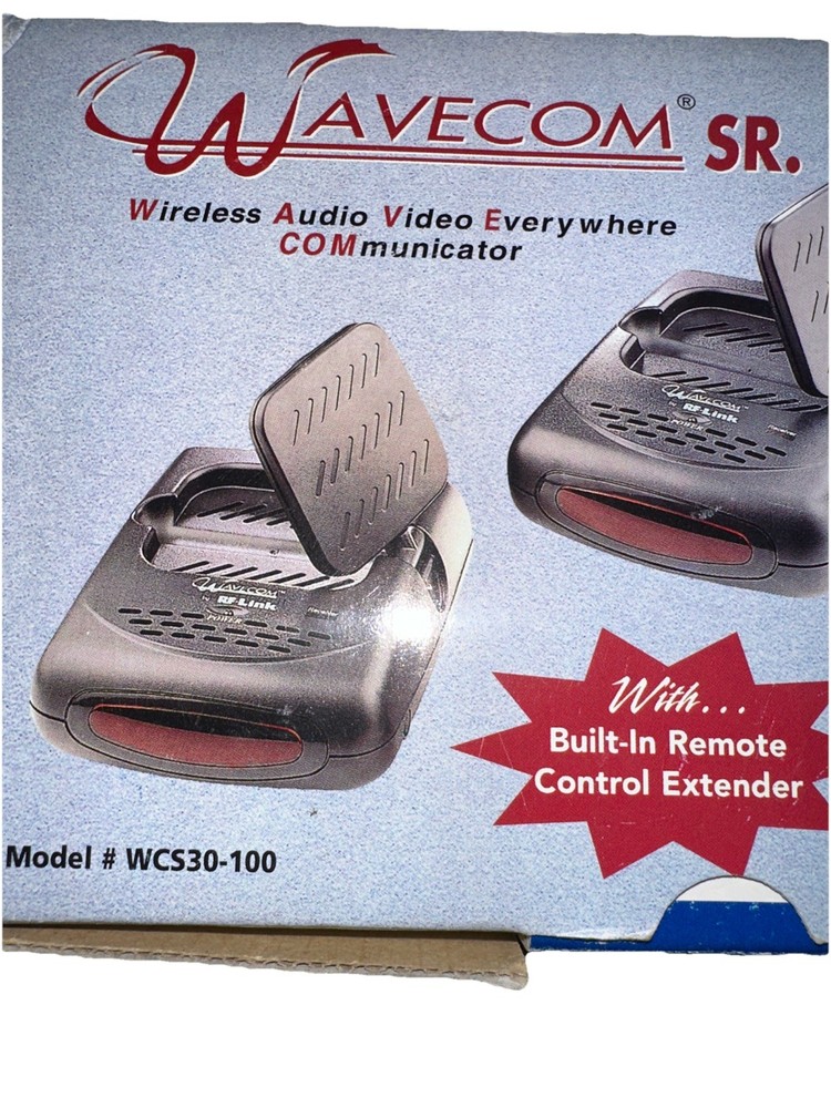 Wavecom Sr. Audio Video Communicator DDS/DVD/CABLE, Wireless Model WCS30-100