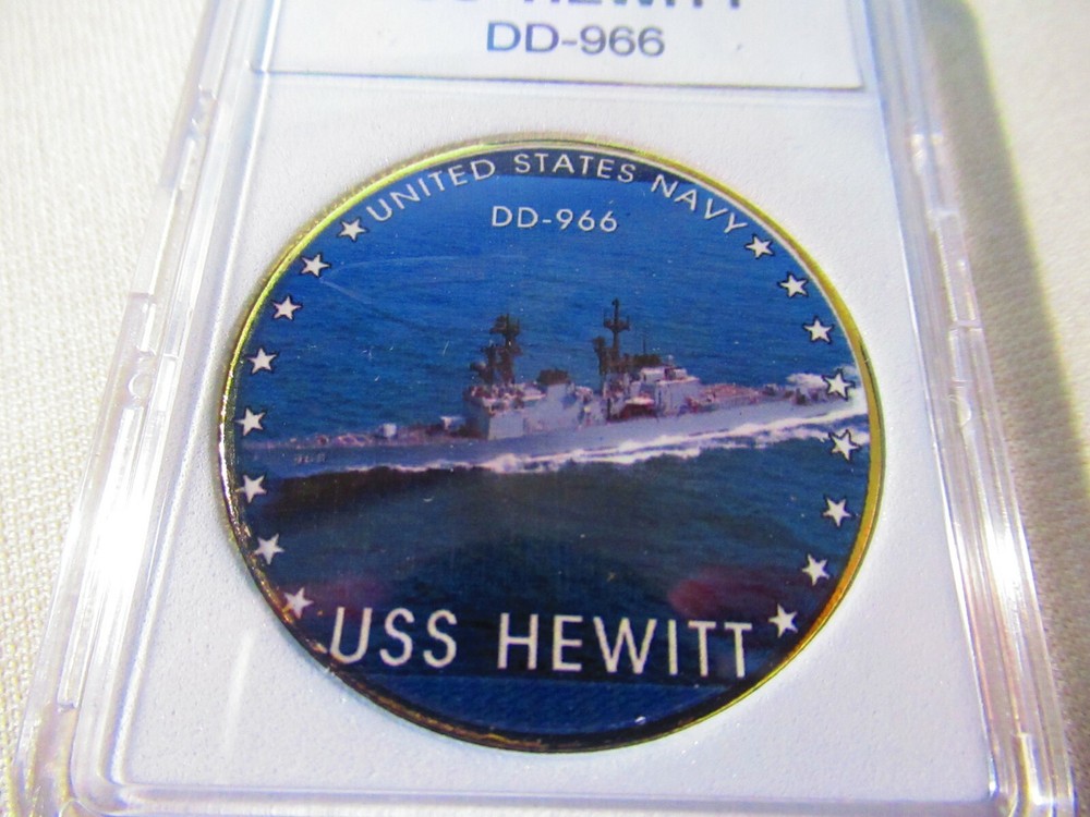 US NAVY - USS Hewitt (DD-966) Challenge Coin