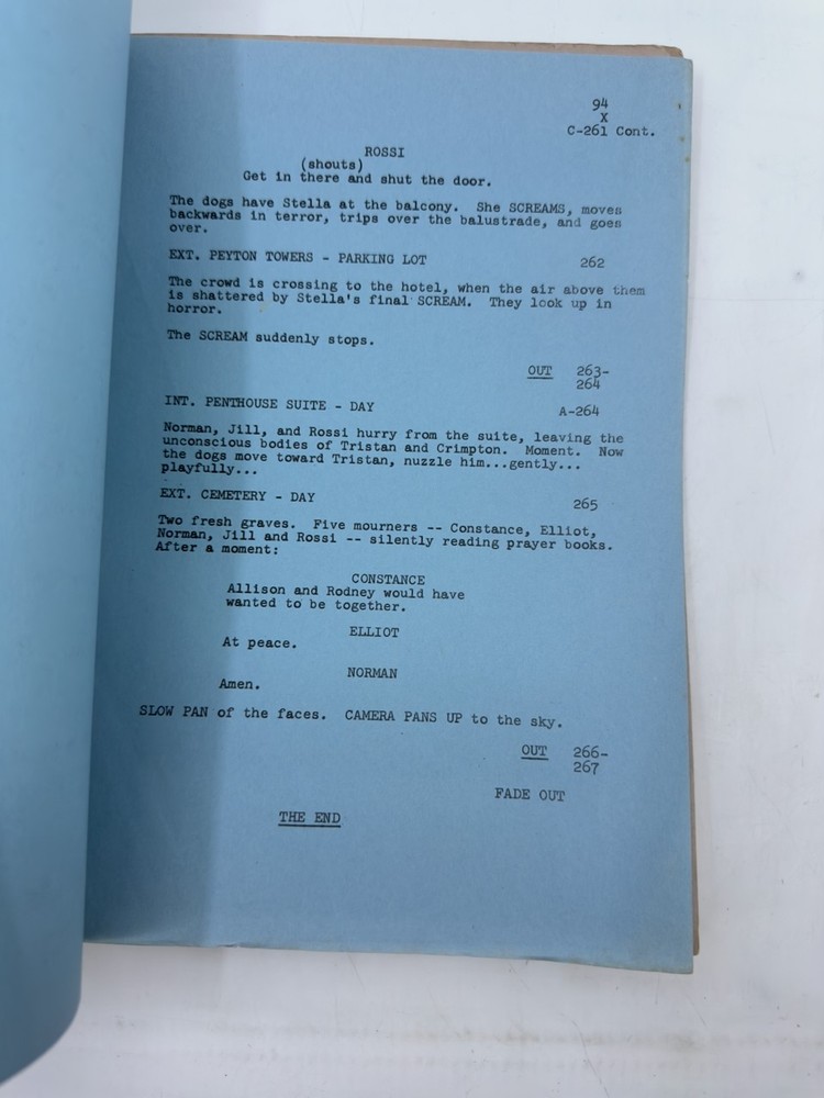 1977 Murder in Peyton Place Revised Final TV Script Richard DeRoy 6/6/77