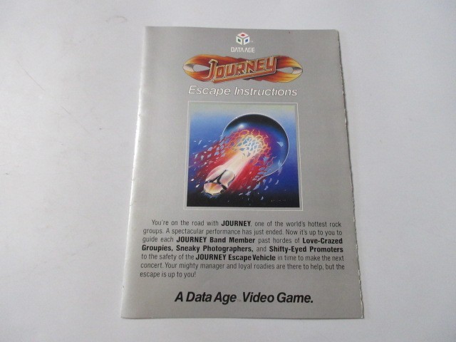 1982 Data Age - Journey Escape instructions