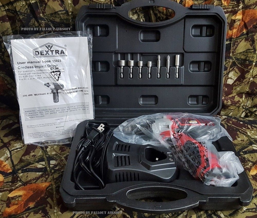 DeXTRA 12 Volt Impact Driver Compact High Performance Electric Li-Ion Battery