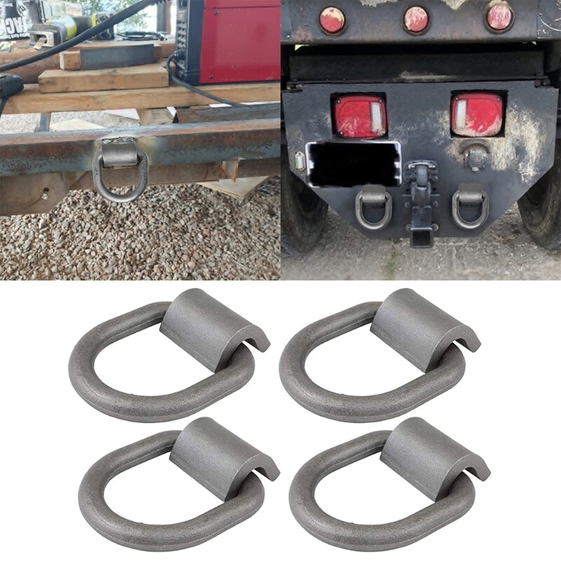D Shape Pull Hook Tie Down Anchors Cargo Tie Down for Truck Trailer