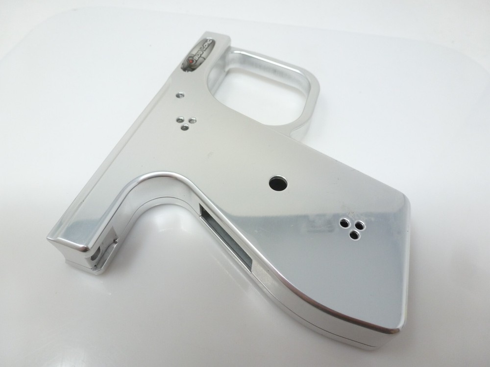 BOB LONG DEFIANT 2 TRIGGER FRAME GLOSS SILVER CLAMSHELL FRAME PAINTBALL BLAST F1