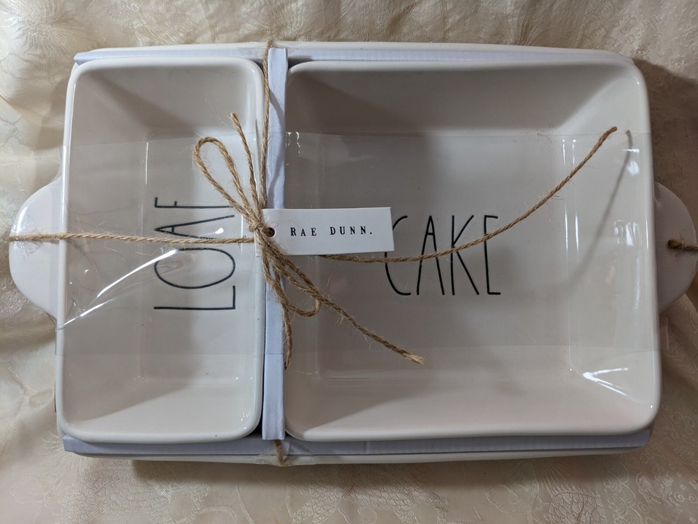 Rae Dunn 3 Piece Bakeware Set New