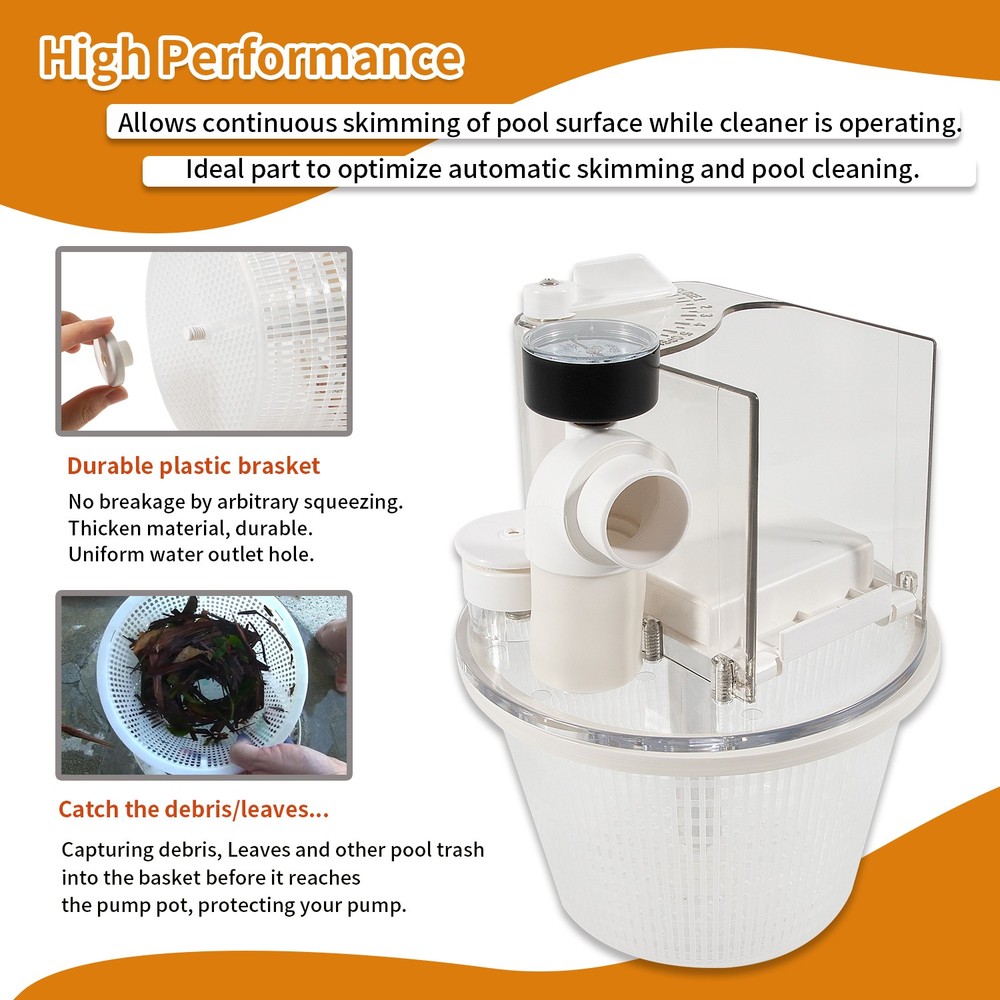 R211100 Vac-Mate Pool Cleaner Dispenser Box/Multi-Function Vacuum Skimmer Attach