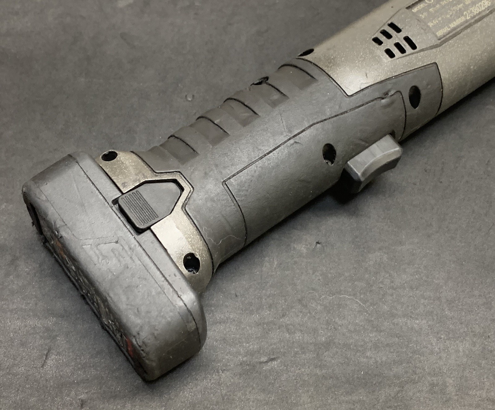 Snap-on CTR861 GUN METAL GREY Brushless 14.4v 3/8" Dr Cordless Ratchet & Battery