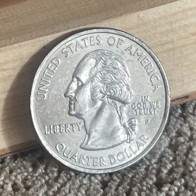2008-P 25C Oklahoma State Quarter Third Eye Error Must See!!!! Excellent