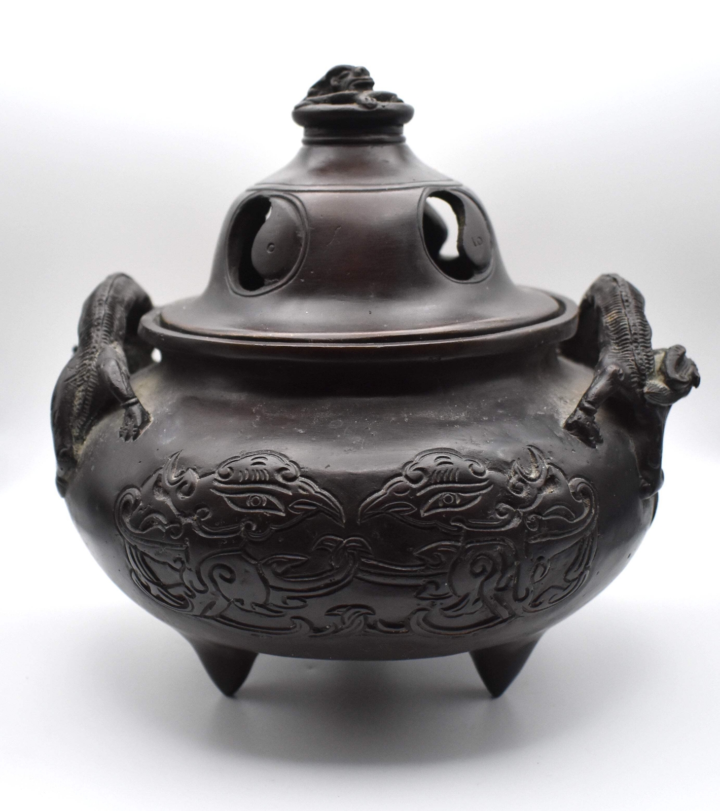 Chinese 20th Century Xuande Mark Bronze Censer
