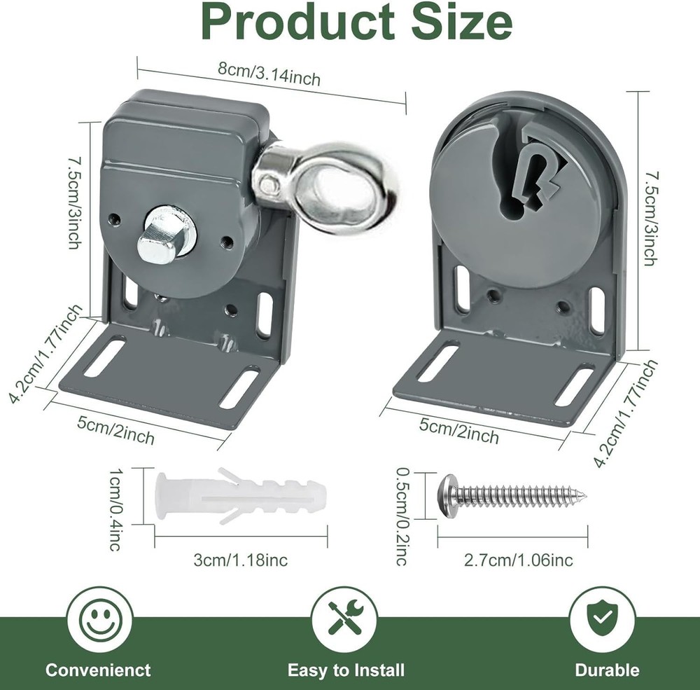 Lihopefe Sunshade Replacement Bracket, Compatible with Coolaroo External Roll...