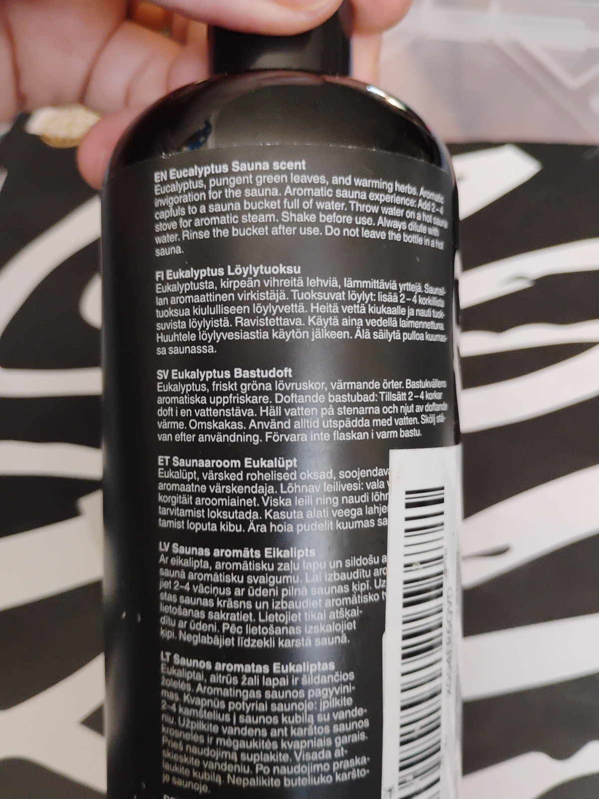 Rento Sauna Scent Sauna Oil EUCALYPTUS Aroma Fragrance 400ml Bath New