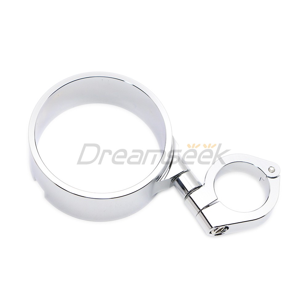 Speedometer Bracket Relocation Side Mount for Harley Sportster Dyna Chrome