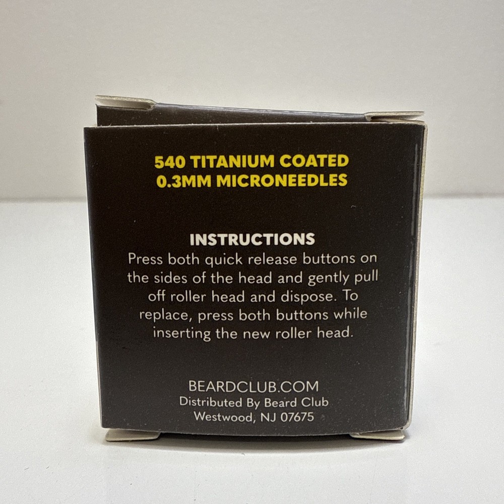 Beard Club Derma Roller Replacement Head Genuine *LOOK*