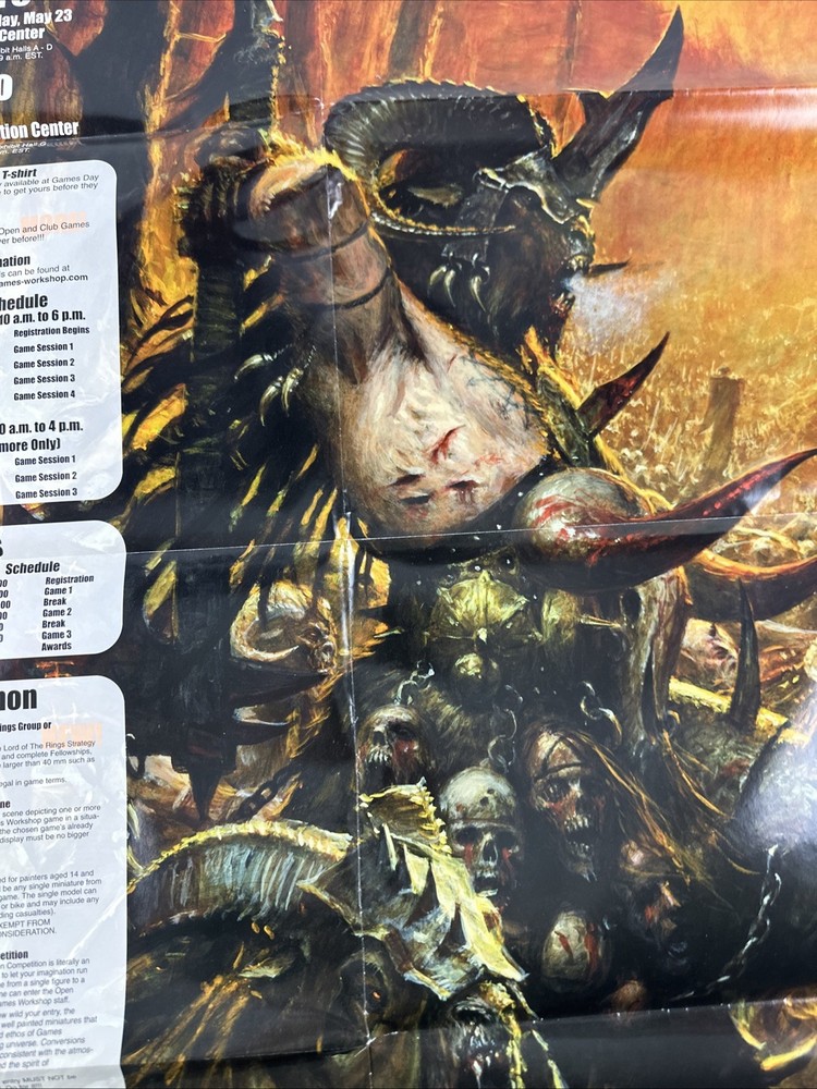 Games Workshop "Gamesday 2004" Promo Poster
