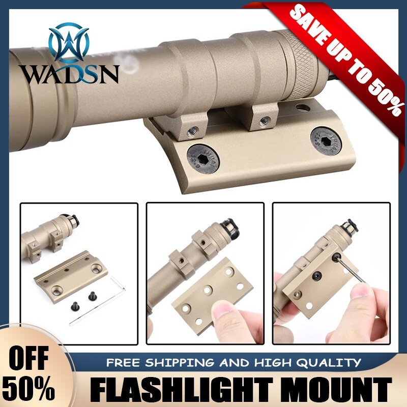 Tactical Flashlight Side Base weapon Scout light Offset Mount Mlok Keymod