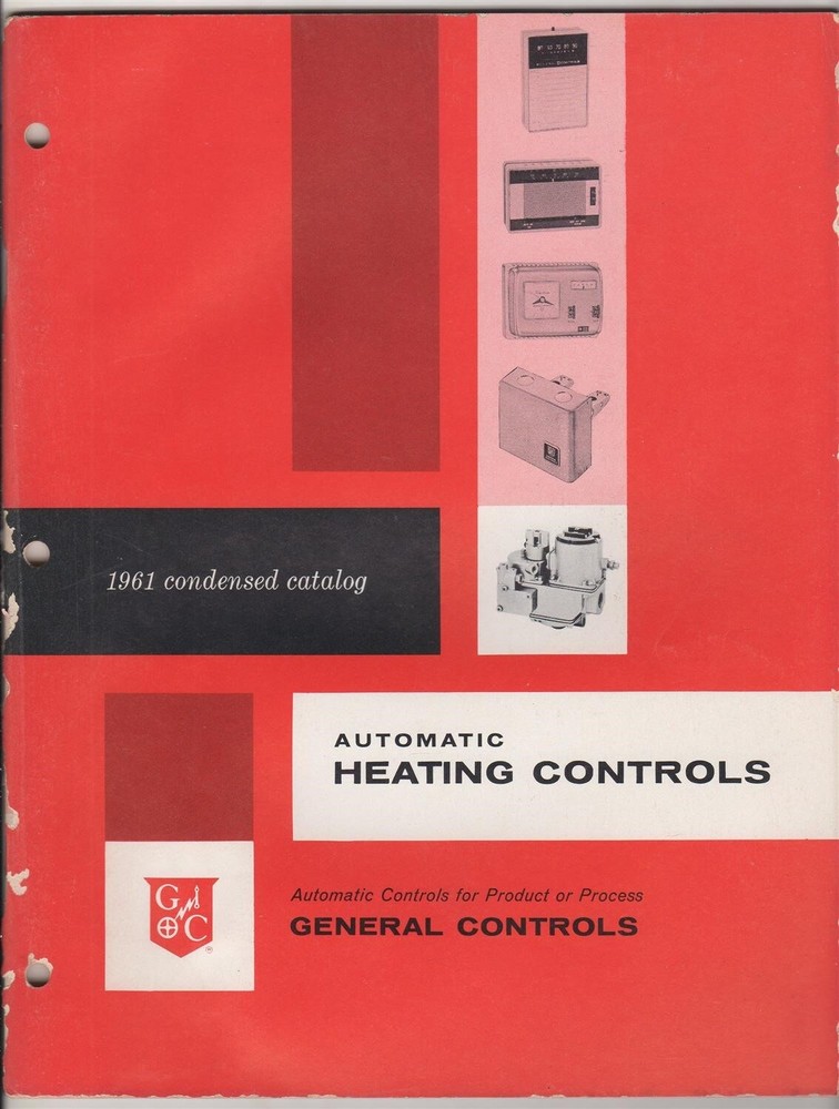 General Controls 1961 Condensed Catalog Automatic Heating Controls Glendale, CA