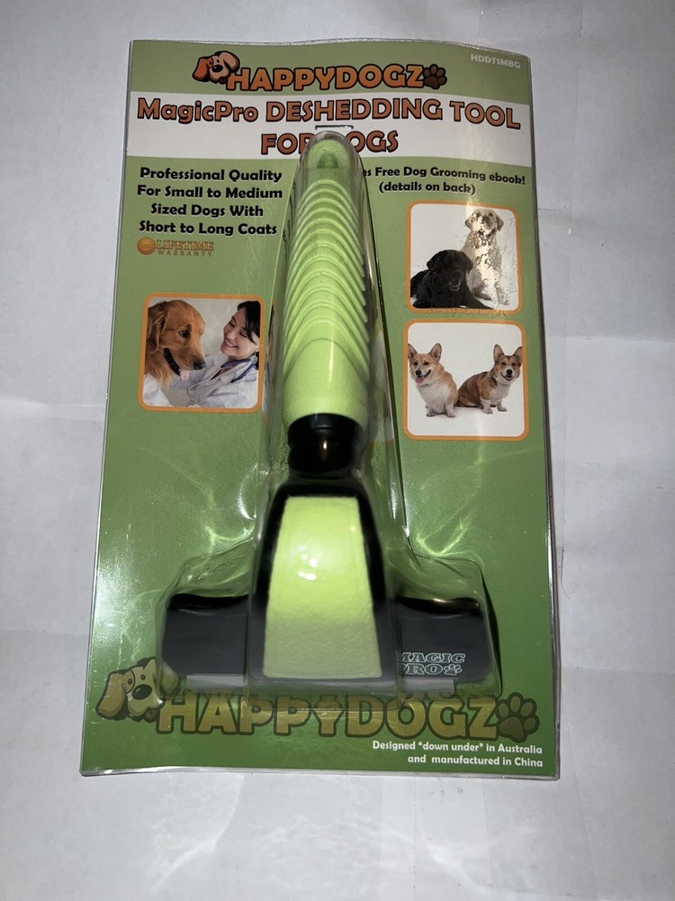 ( 2)HappyDogz Magic Pro Deshedding Tool (Small/Medium)