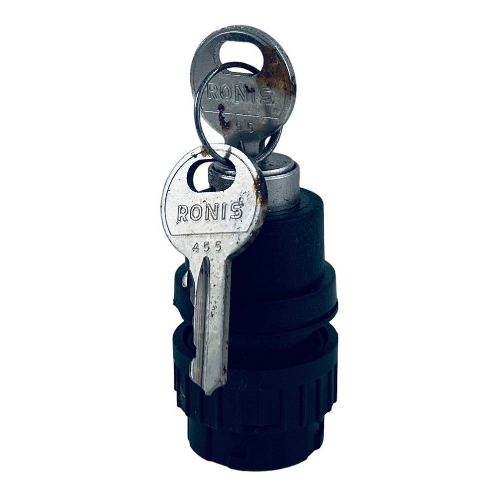 Ronis key switch / 455 / plastic lock including 2 keys