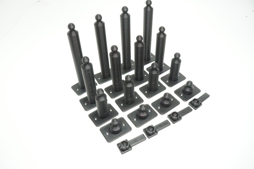 Standard Track Support & Clip - 20 Piece Set for Carrera 124 / 132 / Evolution