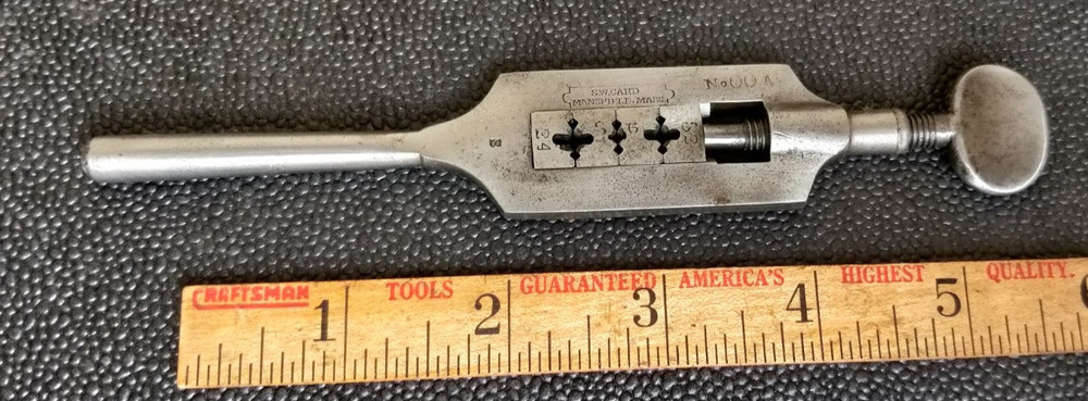 Antique S.W CARD Die Stock No. 00A ~ Threading tool Blacksmith use