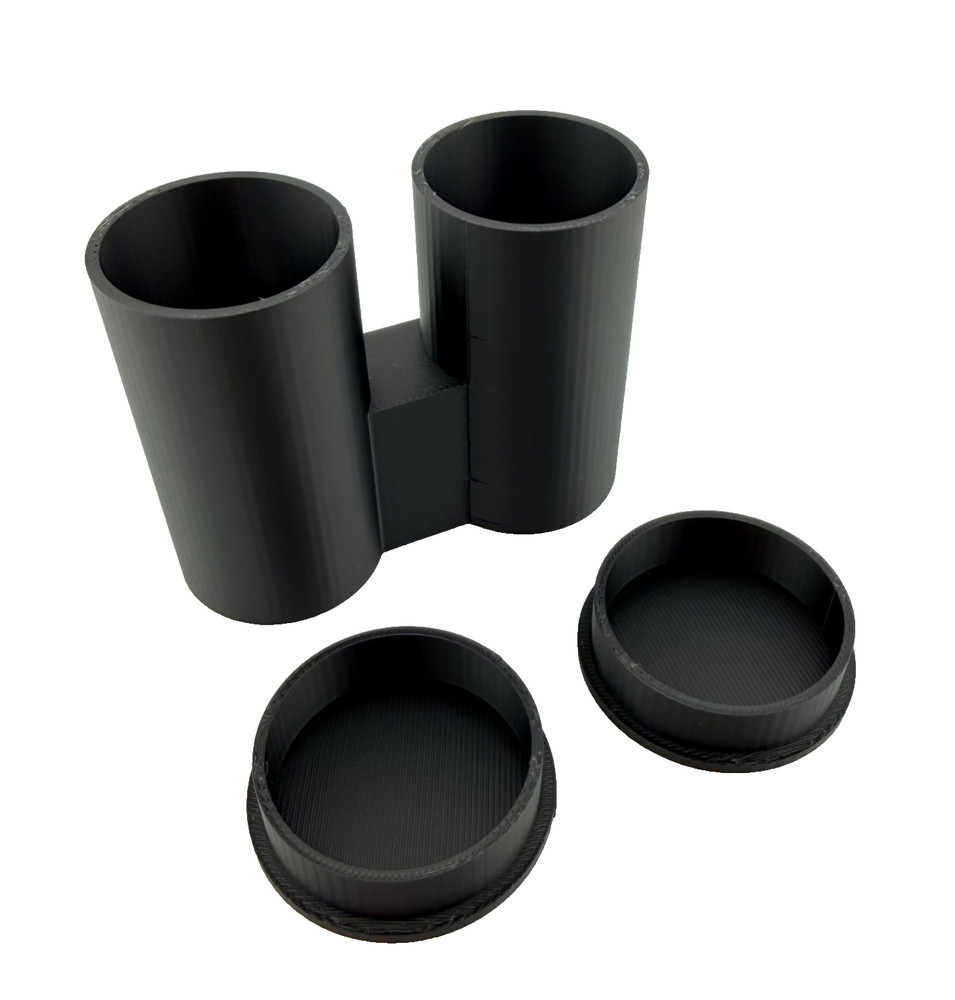 Microscope Objective Holder – RMS Compatible – Deep Case w/ Cap – USA Made (B)