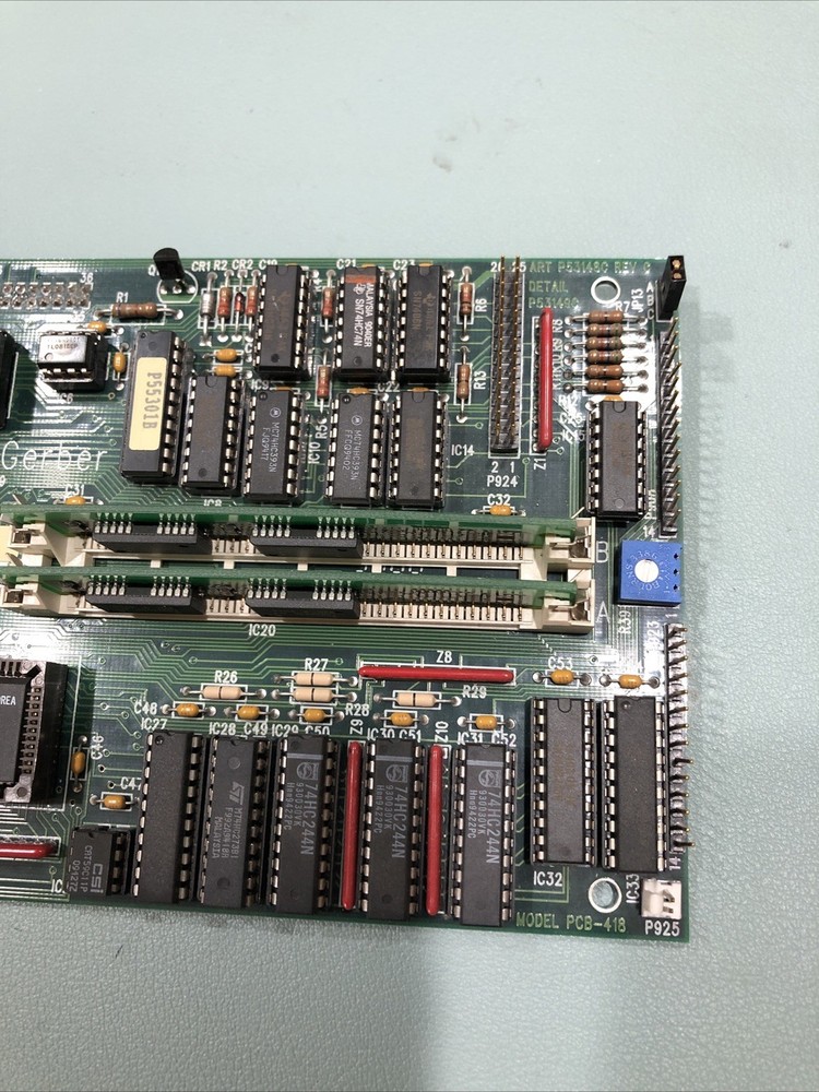 GERBER HS15 Plotter - Main Circuit Board PCB Mainboard CPU - P53150C