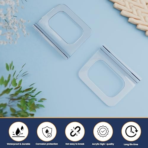 Universal Clear Window Screen Pull Tabs - 20 Pack, Durable Weather-Resistant Lif