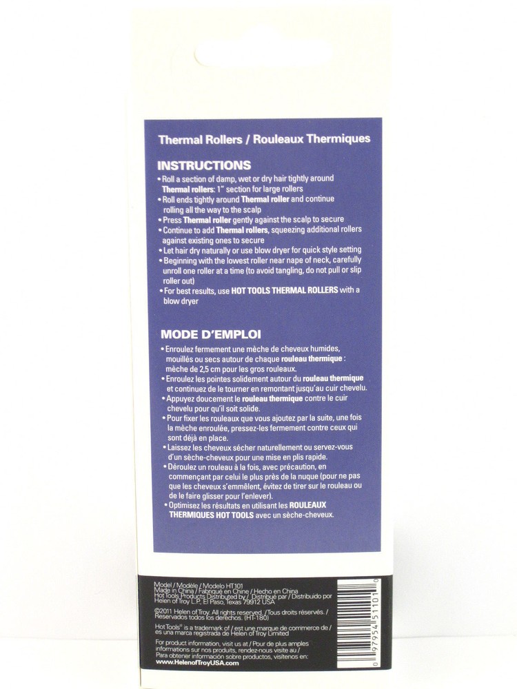 HOT TOOLS PRO CURLS 1-1/4" THERMAL ROLLERS - 4 CT. (HT101)