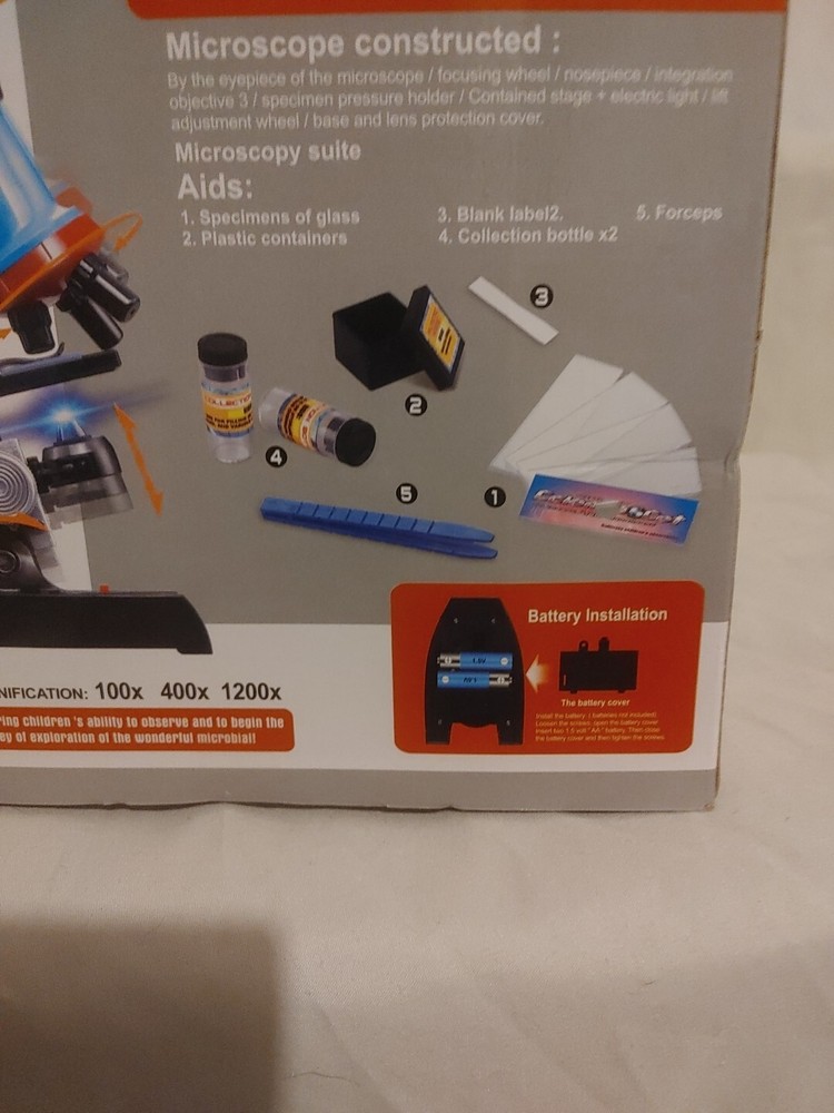 PBOX Microscope Educational Microscope Series Science Beginners Microscope New