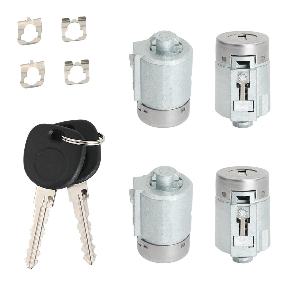 APPERFiT Door Lock Cylinders & Keys for Exterior Handle Chrome